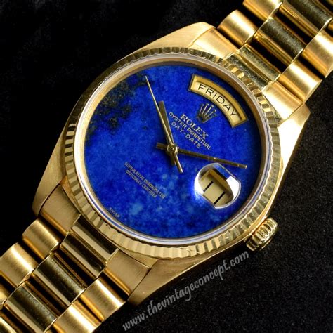 rolex day date lapis dial